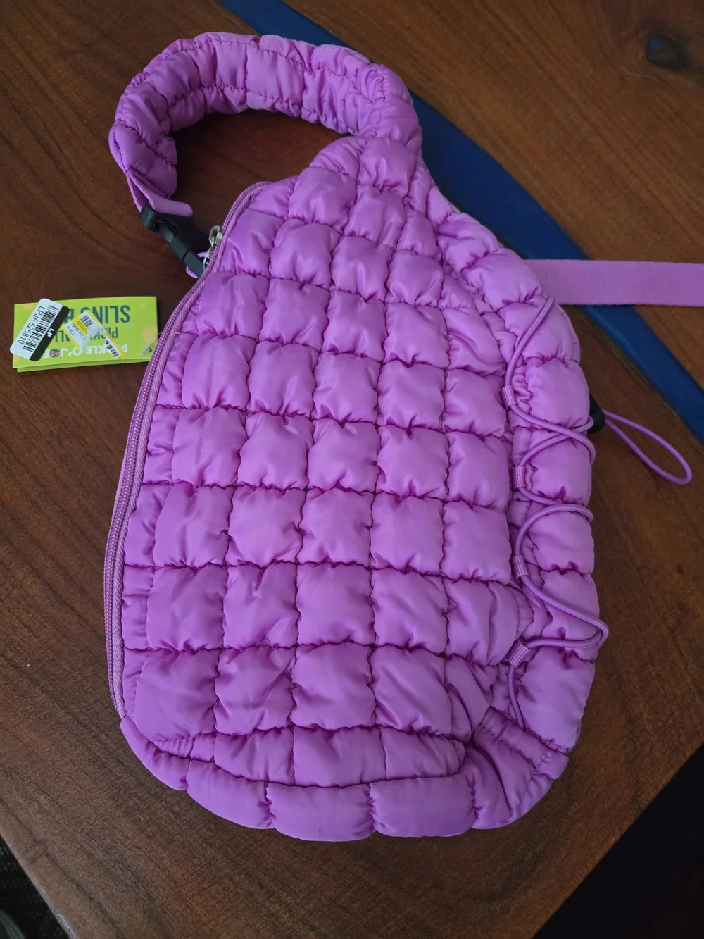 PICKLE O' JOE QUILTED SLING BAG PICKLEBALL BAG - VIBRANT PURPLE - Brand New